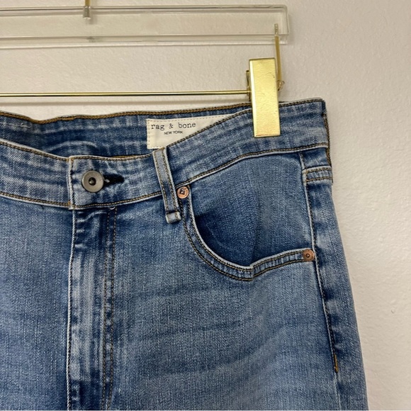 NWT Rag & Bone Nina Distressed High-rise Skinny Jeans 31 - Picture 2 of 6